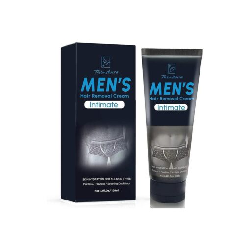 Intimate/Private Hair Removal Cream For Men, For Unwanted Male Hair in Private Area, Effective & Painless Depilatory Cream, Suitable For All Skin Types