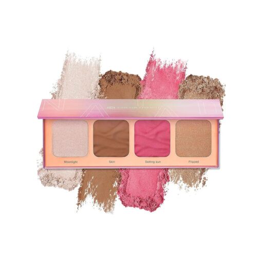 Color Nymph Contour Palette Eyeshadow Makeup Kit for Beginners Teens Makeup Powder Set Included Highlighter, Blush, Bronzing Powder, Contour Powder with Large Mirror Cruelty Free And Hypoallerg