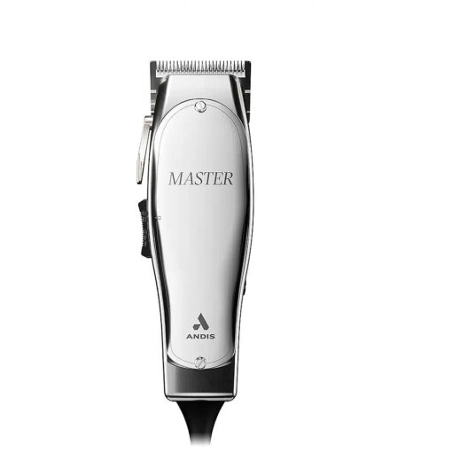 Andis 01815 Professional Master Adjustable Blade Hair Trimmer, Carbon Steel T-Blade - Silver