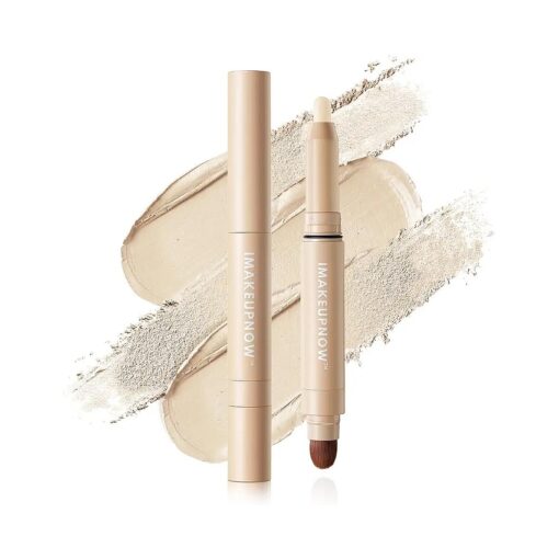 Cream to Powder Eyeshadow Stick, Pro Matte Eye Brightener Pencil Crayon Makeup - 1PCS - G001