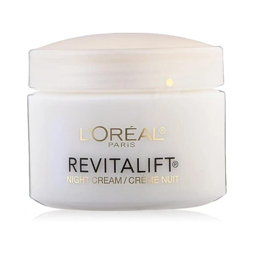 L'Oreal Paris Skin Care Revitalift Anti Wrinkle and Firming Night Cream Bonus Pack, 2.55 Ounce