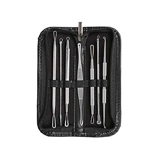 Pimple Popper - Blackhead Remover Pimple Comedone Extractor Tool Best Acne Removal Kit - Treatment for Blemish, Whitehead Popping, Zit with Pimple Popper Badge ( Card )