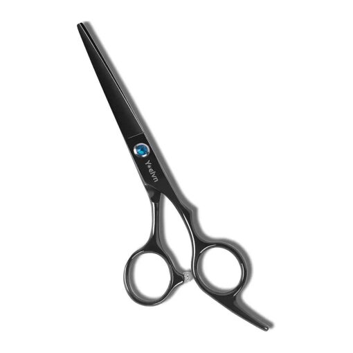 Hair Cutting Scissors Razor Barber for Haircut Matte Black 6.5 Hair Shears YOELVN Super-Sharp Hair Scissors Professional for Man Woman Adults