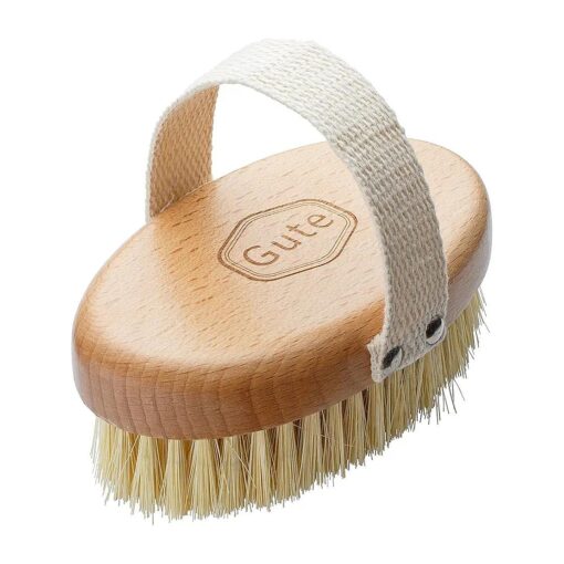 Professional Dry Skin Body Brush, Dry Brush with Cactus/Vegetable Bristles ( Firm/Extra Firm Bristles )