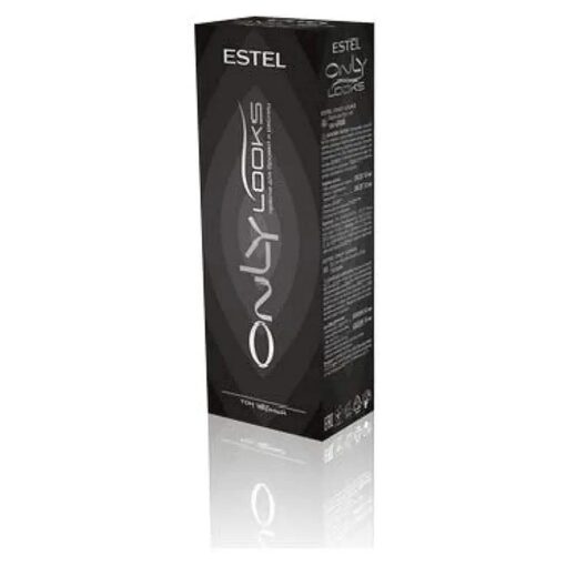 ESTEL ONLY LOOKS Professional Eyebrow Eyelash Tint Dye ( Black )