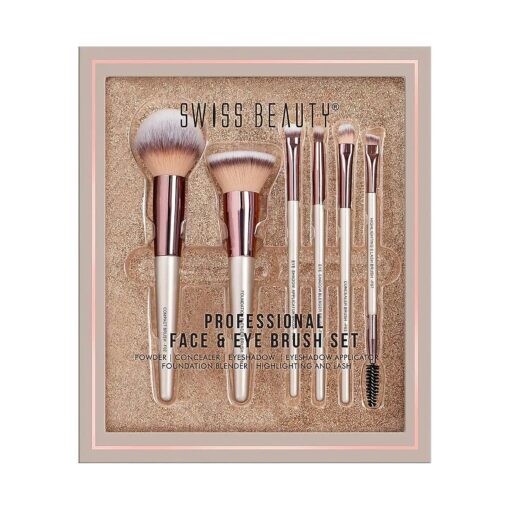 Professional Face & Eye Brush Set