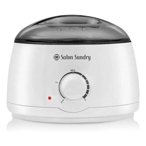 Salon Sundry Portable Electric Hot Wax Warmer Machine for Hair Removal - Black Lid