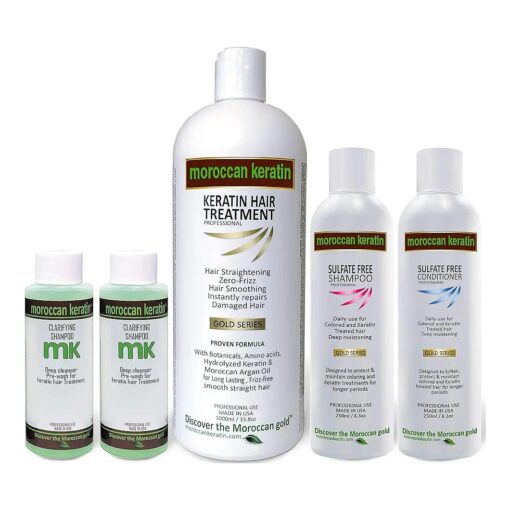 Most Effective Brazilian Keratin Hair Treatment XL VALUE SET 1000ML Professional Salon formula Shipping Available Worldwide