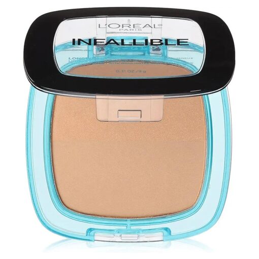 L'Oreal Paris Infallible Pro Glow Pressed Powder, Sun Beige, 0.31 oz .