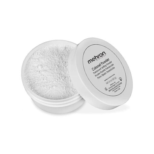 Mehron Makeup Colorset Powder | Translucent Powder Setting Powder | Face Powder For Special Effects, Halloween, & Film 2 oz ( 56 g )