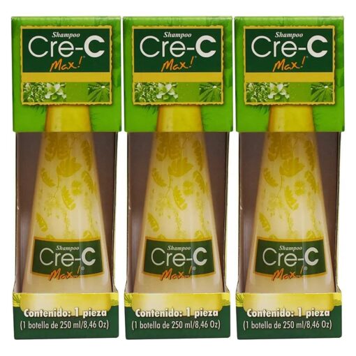 3 Bottles of Shampoo Cre-c Max for Hair Growth w/ Ppc50 - As Seen on Tv