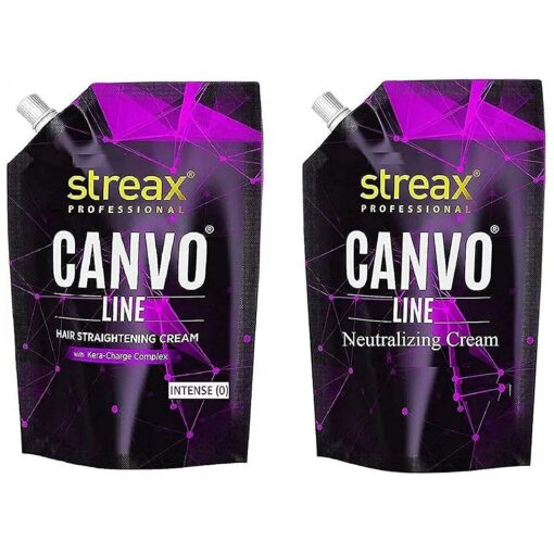 Professional Canvo Line Big Straightening Cream And Neutralizing Cream ( Intense )