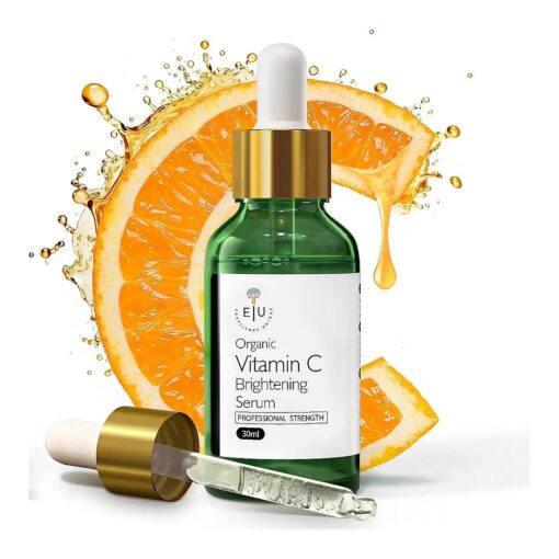 Excellence Unique Vitamin C Serum - Organic Professional Strength for Radiant Skin - Face Brightening and Hydrating Daily Facial Serum