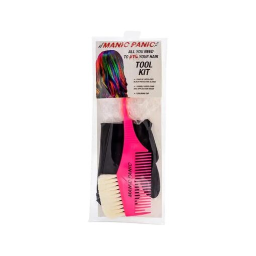 Manic Panic Hair Dye Tool Kit - Hair Dye Kit - Hair Coloring Kit Comes With Hair Dye Nitrile Gloves, Dye Brush/Comb Applicator, Hair Dye Cap - All You Need DYE Tools