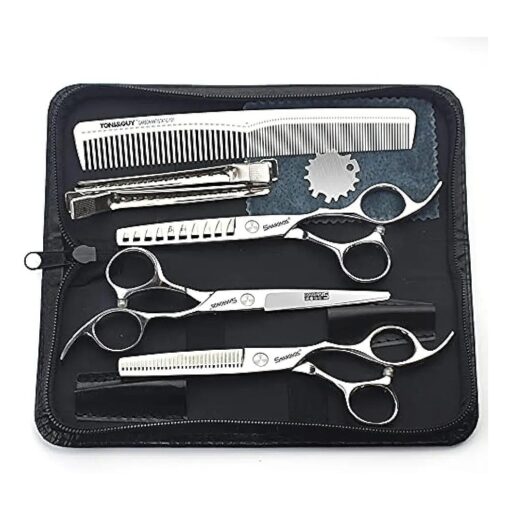 Barber hair scissors, Axemoore professional haircut Cutting Scissors/Shears set- 6", made of Japanese stainless steel, especially ( 6in- 3pc-A )