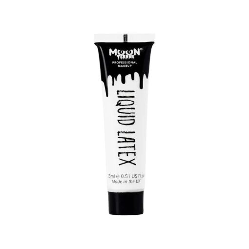 Pro FX Liquid Latex - 0.50fl oz - SFX Make up for Halloween, Works with Fake Blood & Face Paint - Special Effects Make up