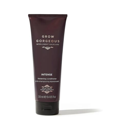 Grow Gorgeous Intense Conditioner - With Caffeine and Omegas for Thicker, Fuller Hair - Vegan, 8.45 oz .