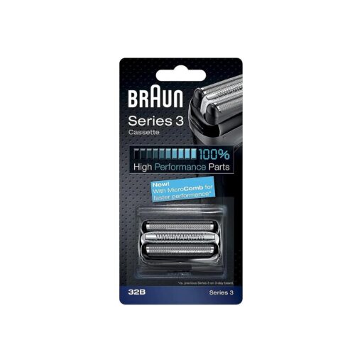 Braun Series 3 32B Foil & Cutter Replacement Head, Compatible with Models 3000s, 3010s, 3040s, 3050cc, 3070cc, 3080s, 3090cc