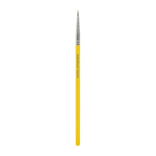 Bdellium Tools Professional Makeup Brush - Studio Series 706 Fine Point Eyeliner - With Soft Synthetic Fibers, For Ultra-Fine Detail and Lining ( Yellow, 1pc )