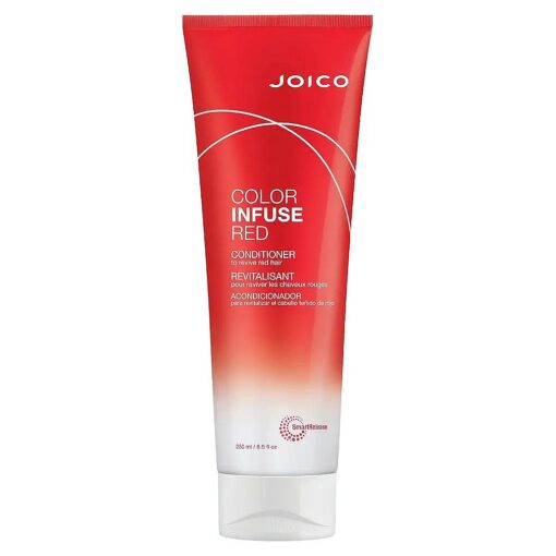 Joico Color Infuse Red Conditioner | For Red Hair | Instantly Refresh Red Tones | Boost Color Vibrancy & Shine | Protect Against Harmful UV Damage | With Rosehip Oil & Green Tea Extract