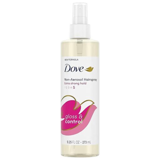 Non-Aerosol Hairspray Gloss & Control for Extra Strong Hold Hairspray Protects Against Damp or Humid Conditions 9.25 oz