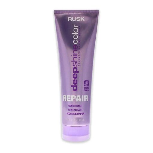 RUSK Deepshine Color Repair Conditioner, Restores Strength and Gently Detangles, Infused with Nourishing Marine Botanicals, and UV-Absorbing Technology to Protect Color