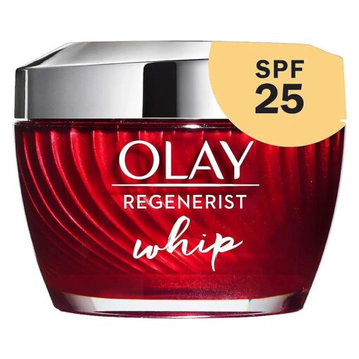 Olay Regenerist Whip Face Moisturizer Cream with Sunscreen SPF 25, 1.7 oz