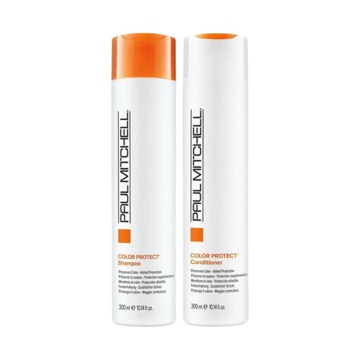 Paul Mitchell Color Protect Shampoo and Conditioner Duo, Adds Protection, For Color-Treated Hair