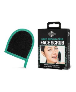 Dermasuri Deep Exfoliating Glove for Face - Exfoliating Mitt Face Scrub and Dead Skin Remover - Face Scrubber for Men & Women - Face & Neck Skincare - Face Exfoliator Tool - Shower & Dry Use ( 1 Pack )