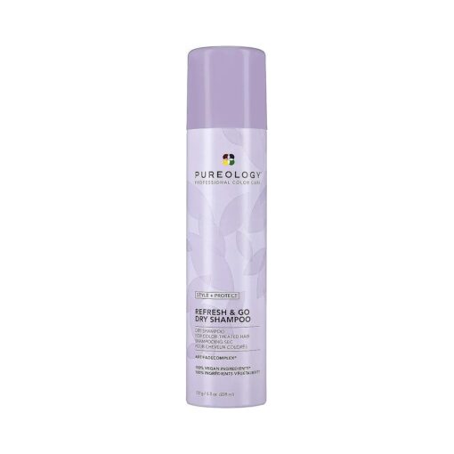 Pureology Style + Protect Refresh & Go Dry Shampoo | For Color-Treated Hair| Vegan