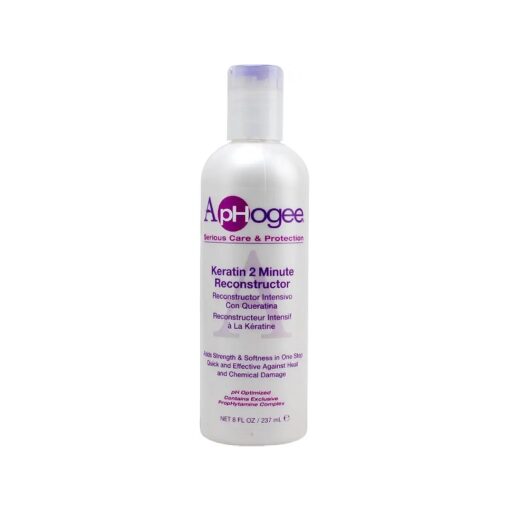 Aphogee Keratin 2 Minute Reconstructor, 8 oz ( Pack of 2 )