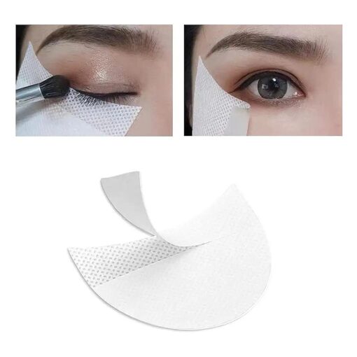 200 Pcs Eyeshadow Shields, Professional Lint Free Eye Pad Under Patches - Prevent Makeup Residue for Eyelash Extensions and Tinting Makeup