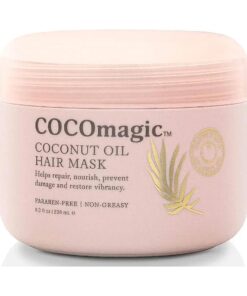 Cocomagic Coconut Oil Hair Mask - Repairs Damage, Prevents Frizz, Restores & Adds Shine | Protein Rich & Extra Hydrating | Paraben Free, Cruelty Free, Made in USA ( 8 oz )