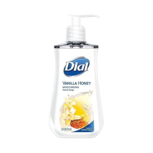 Dial Liquid Hand Soap, Vanilla Honey - 7.5 Oz ( Pack of 6 )