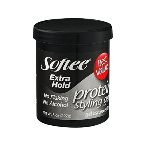 Softee extra hold protein styling gel 8 oz