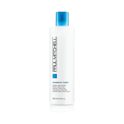 Paul Mitchell Shampoo Three, Clarifying, Removes Chlorine, For All Hair Types 16.9 fl, oz .