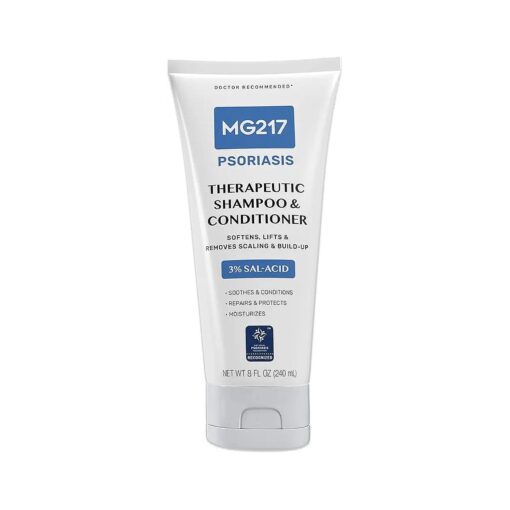 MG217 Psoriasis Scalp Solutions, Shampoo + Conditioner, 8 Ounce ( 5603 )