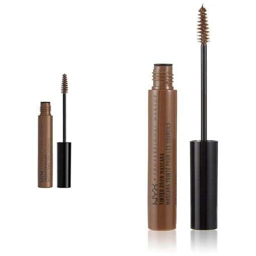 NYX PROFESSIONAL MAKEUP Tinted Eyebrow Mascara 2 Pack, Chocolate and Brunette