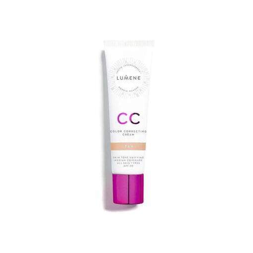 CC Color Correcting Cream - Tan - infused with Pure Arctic Spring Water - 6 in 1 Medium Coverage for all Skin Types SPF 20-30 ml / 1.0 Fl.Oz .