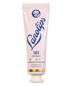 Lanolips 101 Ointment Multi-Balm, Original Superbalm - Contains Pure Lanolin Oil for Smooth, Hydrated & Healthy Lips - Natural Lip Balm for Dry Lips, Cuticles & More ( 0.52 oz )