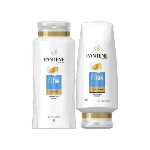 Pantene, Shampoo and Sulfate Free Conditioner Kit, Pro-V Classic Clean, 49.4 fl oz