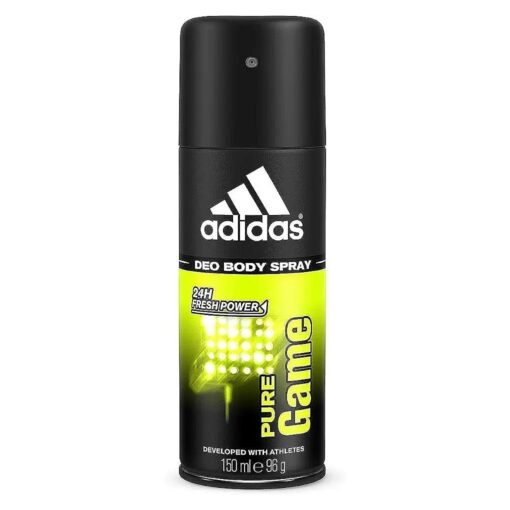 Adidas Male Personal Care Pure Game Body Spray, 4 Fluid Ounce