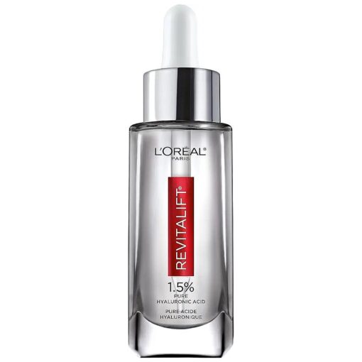 L'Oreal Paris Revitalift 1.5 % Pure Hyaluronic Acid Face Serum, Hydrate & Reduce Wrinkles, Fragrance Free 1 oz