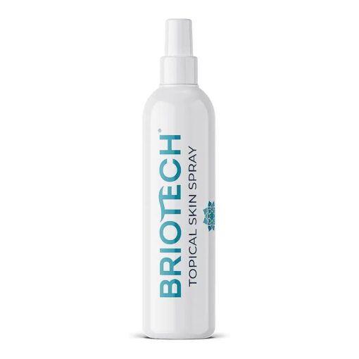 BRIOTECH Pure Hypochlorous Acid Spray, Multi Purpose Topical Body & Facial Mist, Eyelid Cleanser, Support Against Irritation & Redness Relief, Dry Skin & Scalp Treatment, Packaging May Vary, 8 fl oz