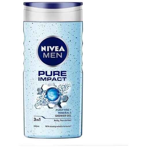 Nivea For Men Pure Impact Shower Gel - 250ml