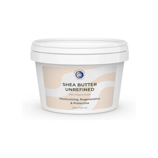 Mystic Moments | Cosmetic Butters | Shea Butter Unrefined Organic 500g - Pure & Natural Cosmetic Butters Vegan GMO Free