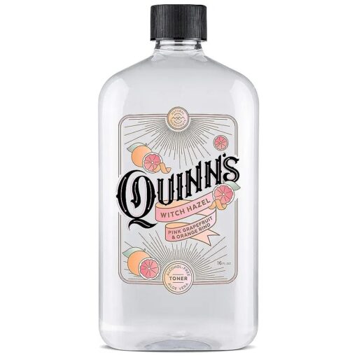 Quinn 's Alcohol Free Witch Hazel with Aloe Vera 16 Ounce ( Pink Grapefruit and Orange Rind )