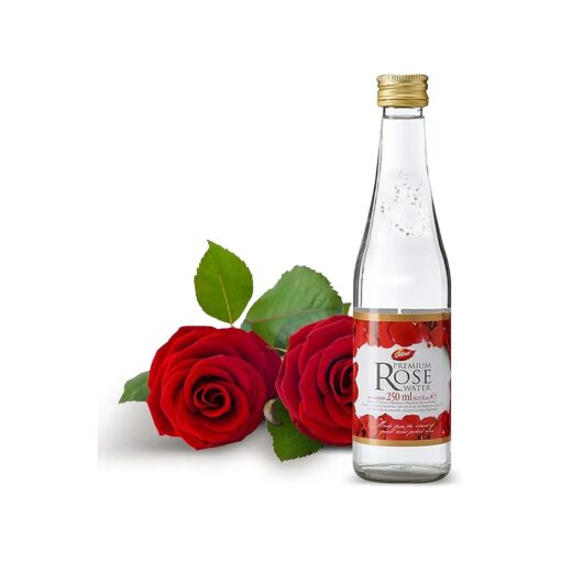 Dabur Rose Water - Elevate Your Culinary Artistry & Unveil Glowing Skin w/Handpicked Red Roses - Aromatic Elixir Perfect for Enhancing the Flavors of Your Dishes & Reveals Your Beauty - 250ML