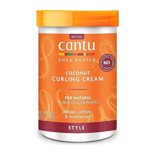 Cantu Shea Butter for Natural Hair Coconut Curling Cream, 25 Ounce