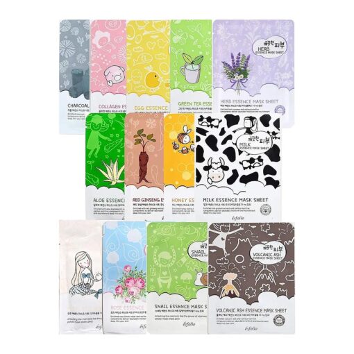 Esfolio Pure Skin Essence Facial Mask Sheet Made In Korea Choose from Different Variety [ Customize Your Choice ] - 10 Pack